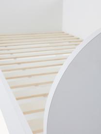 Cama infantil de madera Phant, 90 x 200 cm, Tablero de fibras de densidad media (MDF), Madera pintado blanco, An 90 x L 200 cm