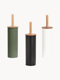 Brosse pour WC Tallin, Vert sauge, bois clair, Ø 10 x haut. 38 cm