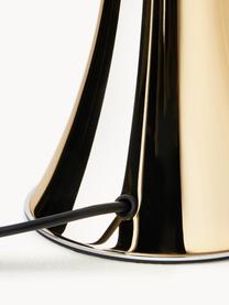 Lampa stołowa LED z funkcją przyciemniania Pipistrello, Stelaż: metal, aluminium, lakiero, Odcienie złotego, błyszczący, Ø 27 x W 35 cm