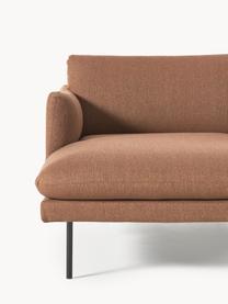 Canapé d'angle Moby, Tissu nougat, larg. 280 x prof. 160 cm, méridienne à gauche