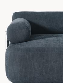 Sofa Stella (3-Sitzer), Bezug: 85 % Polyester, 15 % Baum, Gestell: Massives Fichtenholz, PEF, Füße: Kunststoff, Webstoff Denimblau, B 222 x T 100 cm