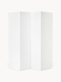 Armoire d'angle modulaire Leon, larg. 115 cm, Blanc, Module d'angle : larg. 115 x haut. 200 cm