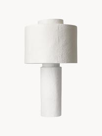 Lámpara de mesa regulable Gesso, Pantalla: poliresina, yeso, Cable: plástico, Blanco, Ø 28 x Al 51 cm