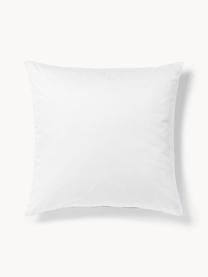 Taie d'oreiller en satin de coton Comfort, Blanc, larg. 50 x long. 70 cm