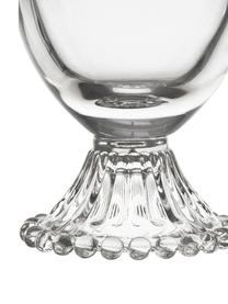 Glazen eierdopjes Perles, 6 stuks, Glas, Transparant, Ø 6 cm