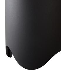 Kulatý odkládací stolek Boom, Železo s práškovým nástřikem, Černá, Ø 38 cm, V 55 cm
