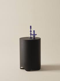 Okrúhly odkladací stolík Boom, Železo, práškový náter, Čierna, Ø 38 x V 55 cm