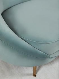 Sametová pohovka ve tvaru ledviny Gatsby (3místná), Tyrkysová, Š 245 cm, H 102 cm