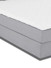 Lit Boxspring matelassé Premium Pheobe, Gris