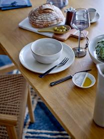 Dinerbord Taupe met handgemaakte glazuurspikkels, 2 stuks, Keramiek, Grijs, Ø 27 cm