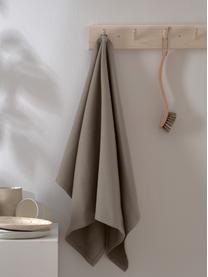 Geschirrtuch Tangled aus Bio-Baumwolle, 100 % Baumwolle (Bio), GOTS-zertifiziert, Taupe, B 53 x L 86 cm