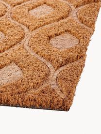 Fußmatte Maris mit Hoch-Tief-Struktur, 60 % Kokosfaser, 40 % Polyester, Brauntöne, B 60 x L 40 cm
