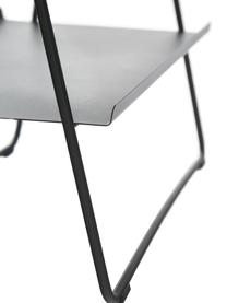 Leiterregal Aguina, Stahl, lackiert, Schwarz, B 53 x H 75 cm