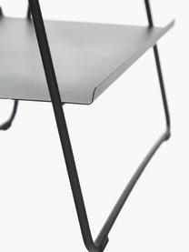 Scaffale A-Table, Acciaio laccato, Nero, Larg. 53 x Alt. 75 cm