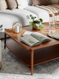 Tavolino da salotto in legno di quercia Tony, Struttura: legno massiccio di querci, Legno di quercia, Larg. 110 x Alt. 35 cm