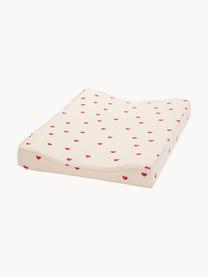 Matelas à langer en coton Rouge, Pêche, rouge, larg. 50 x long. 62 cm