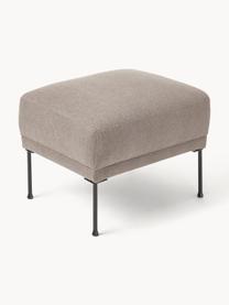 Sofa-Hocker Fluente, Bezug: 100% Polyester 115.000 Sc, Gestell: Massives Kiefernholz, Webstoff Nougat, B 62 x T 50 cm