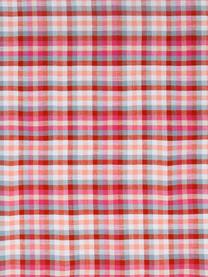 Picknick-Decke Clear, Vorderseite: Kunstfaser, Rückseite: Kunststoff, Rot, Weiß, Pink, Mint, Pfirsichfarben, 130 x 170 cm