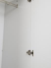 Kleiderschrank Ikaro, 2-türig, Korpus: Mitteldichte Holzfaserpla, Einlegeböden: Spannplatte, melaminbesch, Weiss, B 110 x H 200 cm