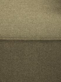 Module d'angle Lennon, Tissu vert olive, larg. 119 x prof. 119 cm, méridienne à gauche