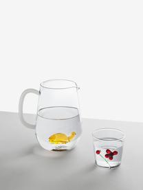 Handgemaakte karaf Animal Farm, 1.7 L, Borosilicaatglas, Transparant, zonnengeel, 1,7 l