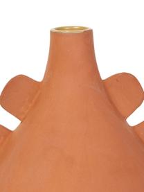 Vase Solae aus Terrakotta, Terrakotta, Terrakotta, matt, Ø 16 x  H 23 cm