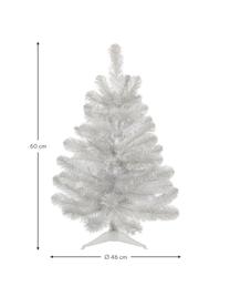 Albero di Natale artificiale Icelandic, Plastica, Bianco, Ø 46 x Alt. 60 cm