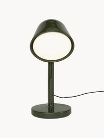 Handgemachte grosse Tischlampe Ceramique Down, Keramik, Dunkelgrün, Ø 24 x H 49 cm