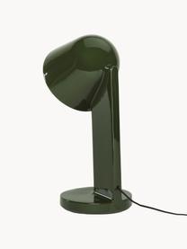 Grande lampe à poser artisanale Ceramique Down, Céramique, Vert foncé, Ø 24 x haut. 49 cm