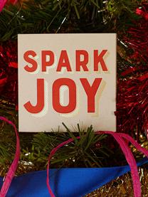 Design Streichholzschachtel Spark Joy, Box: Karton Dieses Produkt wir, Spark Joy, B 11 x H 11 cm