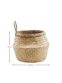 Panier de rangement Tanger, Fibres naturelles, Beige, Ø 24 x haut. 19 cm