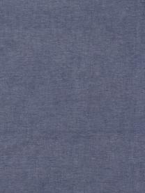 Obrus z bawełny z frędzlami St. Tropez, Bawełna, Jeansowy niebieski, biały, Dla 6-10 osób (S 150 x D 250 cm)