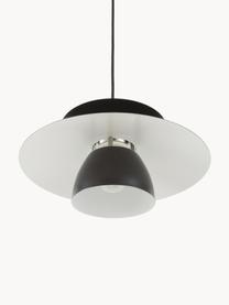 Petite suspension Brenda, Noir, argenté, blanc, Ø 32 x haut. 19 cm