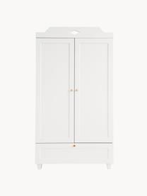 Armoire Luca, Bois blanc laqué, larg. 90 x haut. 165 cm