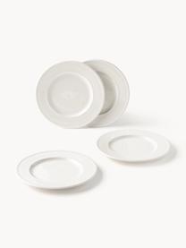 Vajilla de porcelana Perla, 4 comensales (12 pzas.), Porcelana, Blanco, 4 comensales (12 pzas.)