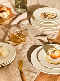 Service de table en porcelaine Perla, 4 personnes (12 élém.), Porcelaine, Blanc, 4 personnes (12 élém.)