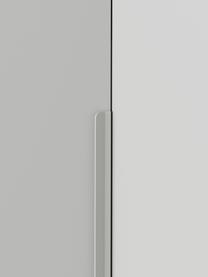 Narożna szafa modułowa Leon, 115 cm, Korpus: płyta wiórowa z certyfika, Jasny szary, S 115 x W 200 cm, moduł narożny
