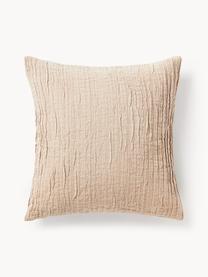 Poszewka na poduszkę z bawełny Artemis, 99% bawełna, 1% poliester, Beżowy, S 50 x D 50 cm