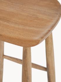 Barová stolička z mangového dreva Nino, Mangové drevo, Mangové drevo, Š 40 x V 78 cm