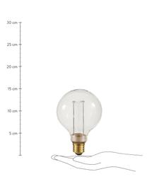 Lampadina XL E27, 2.5W, dimmerabile, bianco caldo, 1 pz, Paralume: Vetro, Base lampadina: ottone, Ambra, Ø 10 x Alt. 15 cm