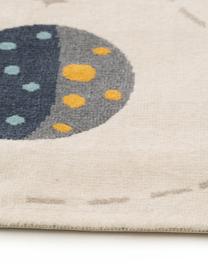 Tappeto per bambini Apollo, 100% polipropilene, Beige chiaro, tonalità blu, multicolore, Larg. 120 x Lung. 170 cm (taglia S)
