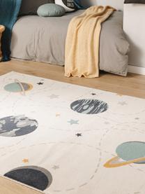 Kindervloerkleed Apollo, 100% polypropyleen, Lichtbeige, blauwtinten, meerkleurig, B 120 x L 170 cm (maat S)