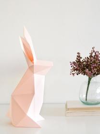 Lámpara de mesa LED Rabbit, kit de montaje, Pantalla: papel, 160 g/m², Rosa, An 18 x Al 34 cm