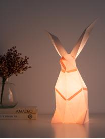Stolní LED lampa z papíru Rabbit, k sestavení, Růžová