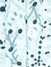 Baumwoll-Kopfkissenbezüge Nadira in Blau/Cremeweiss, 2 Stück, Webart: Renforcé Fadendichte 144 , Blau, 40 x 80 cm