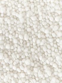 Handgeweven vloerkleed Leah, 100% polyester, GRS-gecertificeerd, Wit, B 80 x L 150 cm (maat XS)