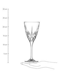Bicchiere da vino rosso in cristallo Chic 6 pz, Cristallo Luxion, Trasparente, Ø 9 x Alt. 22 cm, 360 ml