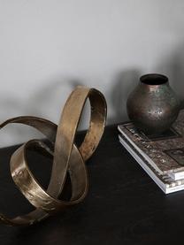Decoratief object Nauji, Gecoat aluminium, Bruin, B 38 x H 16 cm