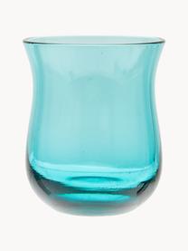 Verres à liqueur soufflés bouche Diseguale, 6 élém., Verre, soufflé bouche, Multicolore, transparent, Ø 6 x haut. 6 cm, 90 ml