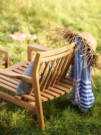 Fauteuil de jardin en teck Sammen, Bois de teck, certifié FSC, Teck, Ø 75 x haut. 74 cm